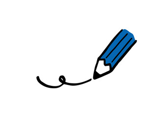 かわいい鉛筆書き／手書きイラスト