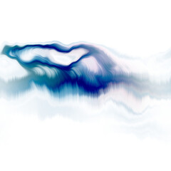 Wavy summer dip dye boho background. Wet ombre color blend for beach swimwear, trendy fashion print. Dripping paint digital fluid watercolor swirl effect. High resolution seamless pattern material.