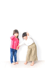 仲良しの女の子