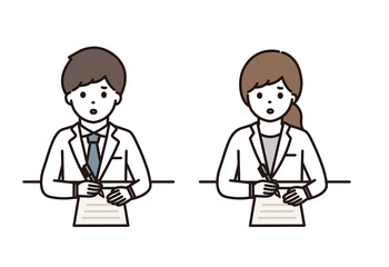 薬剤師 医師 男性 女性 記入 困惑