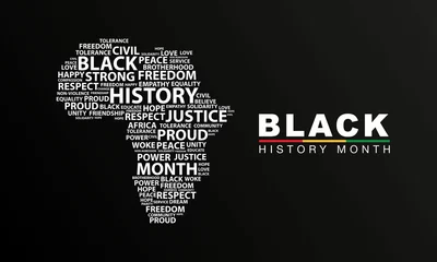 Foto op Canvas Black history month celebrate. vector illustration design graphic Black history month © Abu