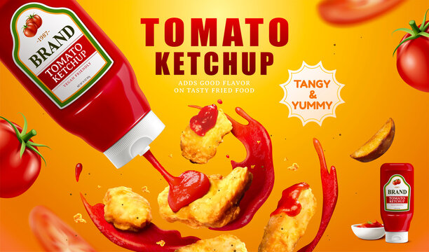 Tomato ketchup banner ad