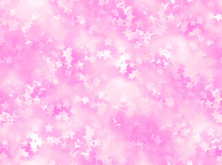 シームレスな星素材（水彩）