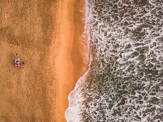 Foto aerea de Orilla de playa