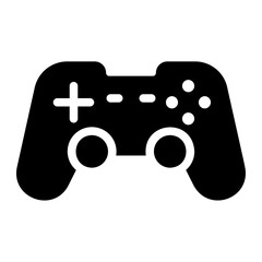 joystick glyph icon