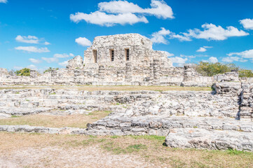 Fototapeta na wymiar Mexico, Yucatan. Mayapan Ruins, Travel Destination