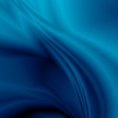 Abstract textured gradient blue satin silk background