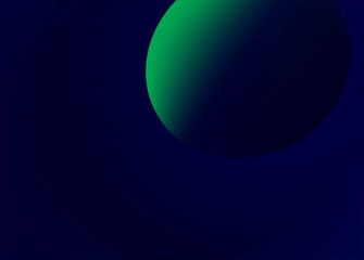 blue planet with space abstract background.