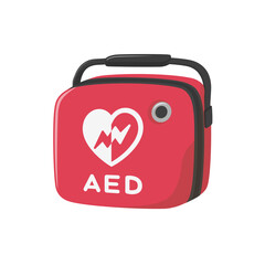 AED（自動体外式除細動器）本体 - obrazy, fototapety, plakaty