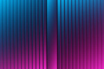 3d illustration of a pink  and blue stripes under neon lights.. Geometric stripes similar . Abstract    glowing crossing lines pattern