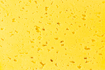 cut of natural milk cheese for the backdrop