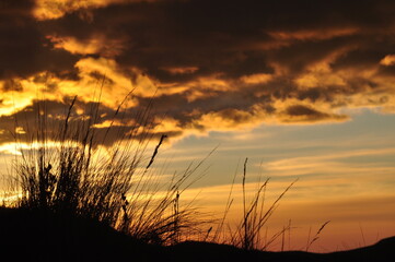 Detalle de un atardecer
