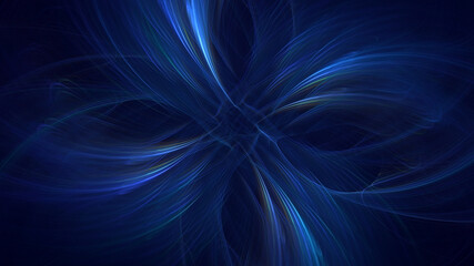 3D rendering abstract technology fractal background