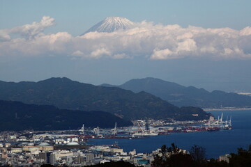 日本平より富士山を望む