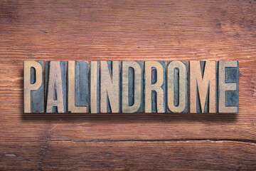 palindrome word wood