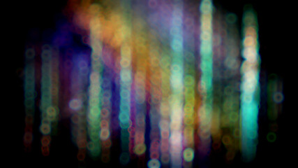 Abstract glowing background with iridescent bokeh