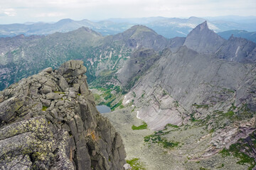 Beautiful rocks and mountains in the Ergaki nature reserve