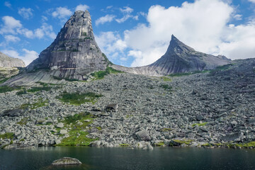 Parabola rock in Ergaki natural park