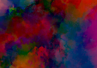 赤い幻想的な血の水彩テクスチャ背景
