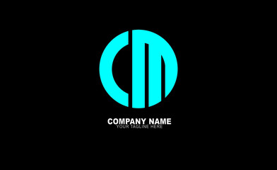 CM logo, Abstract monogram letter alphabet logo design vector templates, business corporate templates, company logo design 