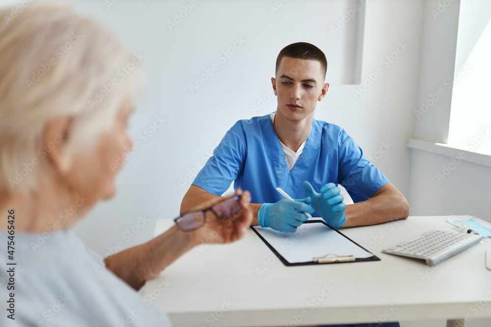 Canvas Prints patient at the doctor's appointment health care