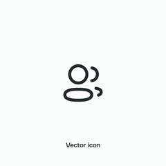 Obraz premium Users, team vector icon for UI/UX. Premium quality.