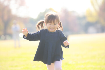 笑顔の女の子
