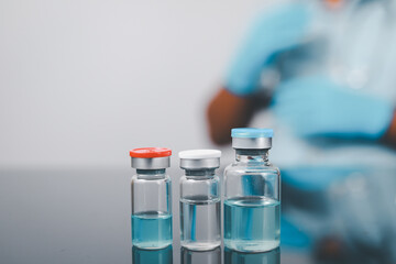 doctor or scientist A combination vaccine is being tested to find a way to protect against the mutated coronavirus.
