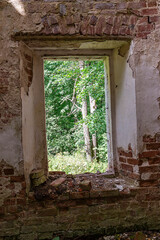 Fototapeta premium interior of an abandoned orthodox church
