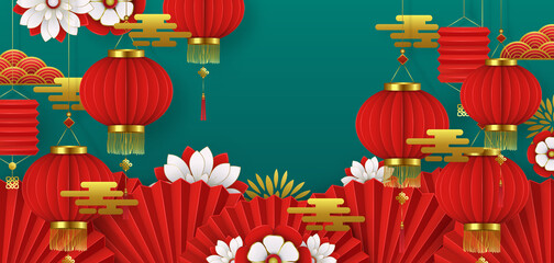 chinese new year banner design