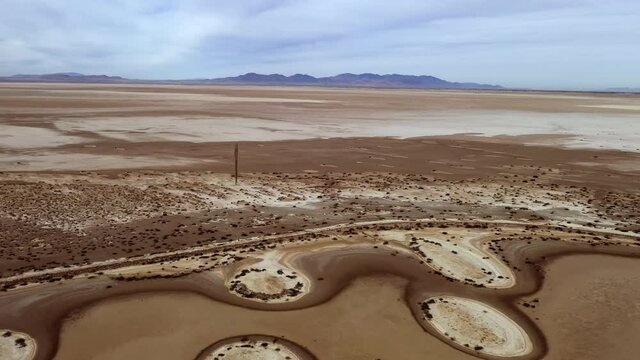 Willcox Playa Arizona extreme terrain with panoramic views, aerial