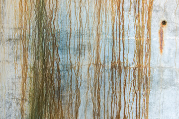 Obraz premium Washington State. Fort Casey Historical State Park, Painted Wall Abstract