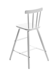 High chair on white background