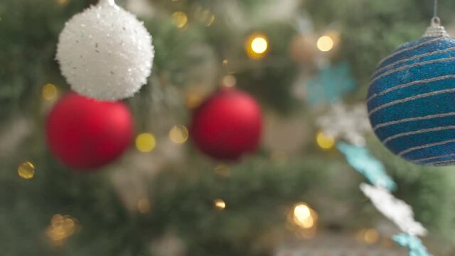 Christmas tree with Christmas ball