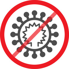 covid corona virus icon