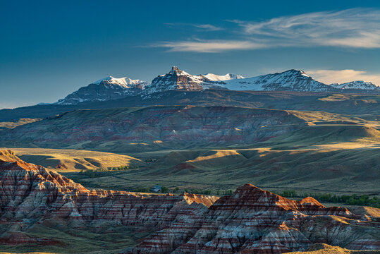 Ramshorn Mountain And Badlands Near Dubois, Wyoming