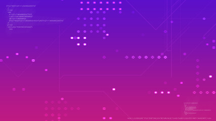 Cyberpunk style technology background.Futuristic technology grid,Network,internet,modern finance for visual background