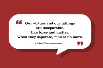 Nikola Tesla motivational quote - obrazy, fototapety, plakaty