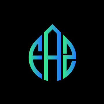 FAZ letter logo design on black background. 
FAZ circle letter logo design with ellipse shape.
FAZ creative initials letter logo concept.FAZ logo vector. 