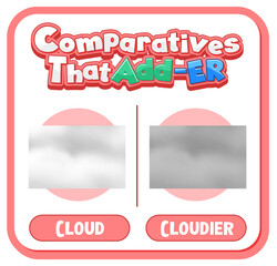 Comparative adjectives for word cloud