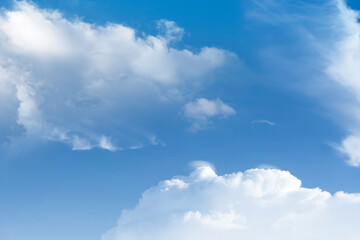 blue sky with clouds background