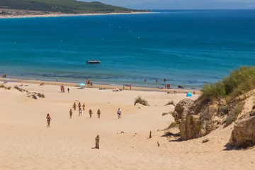 Verduisterende gordijnen Bolonia strand, Tarifa, Spanje Het strand van Playa de Bolonia