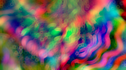 Fototapeta na wymiar Abstract glowing background with iridescent bokeh