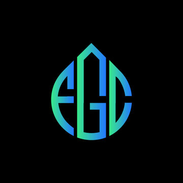 FGC letter logo design on black background. 
FGC circle letter logo design with ellipse shape.
FGC creative initials letter logo concept.FGC logo vector. 