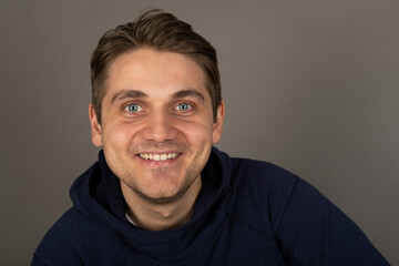 Obraz premium Handsome man studio portrait