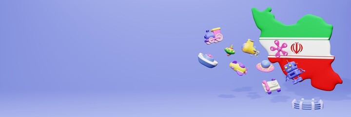 3d rendering of children's games for promotional templates and covers in Iran