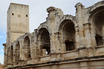 Obraz premium roman amphitheatre in pula country