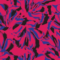 Floral Brush strokes Seamless Pattern Background