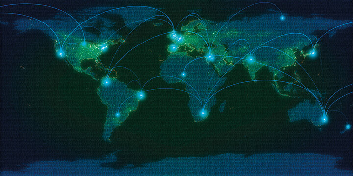 Communications hub, conceptual illustration