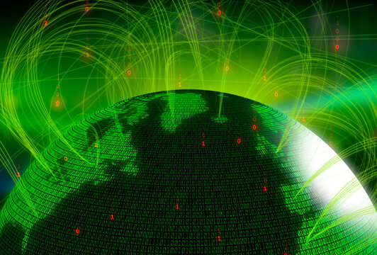 Global networks, illustration